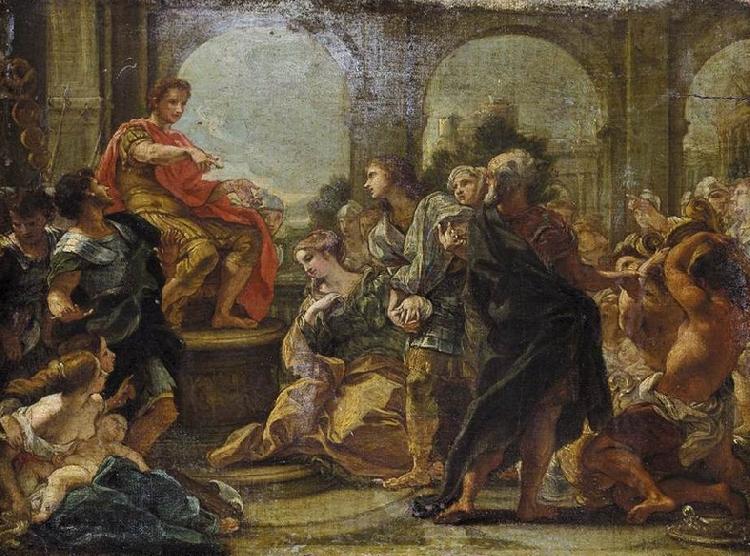 Giovanni Battista Gaulli Called Baccicio Continence of Scipio France oil painting art